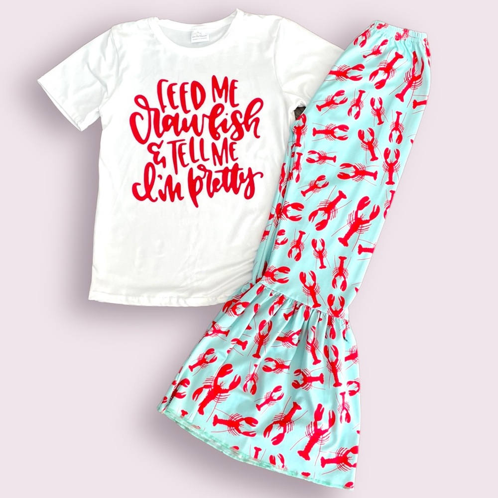 Boutique Girls Crawfish Outfit